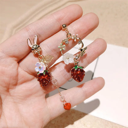 Strawberry Dangle Earrings