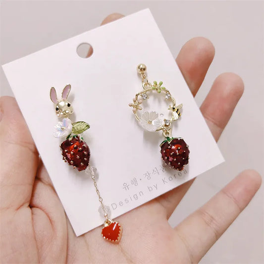 Strawberry Dangle Earrings