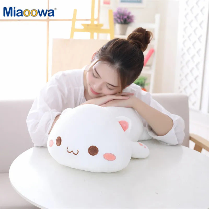 Kawaii Lying Cat Plush Toy