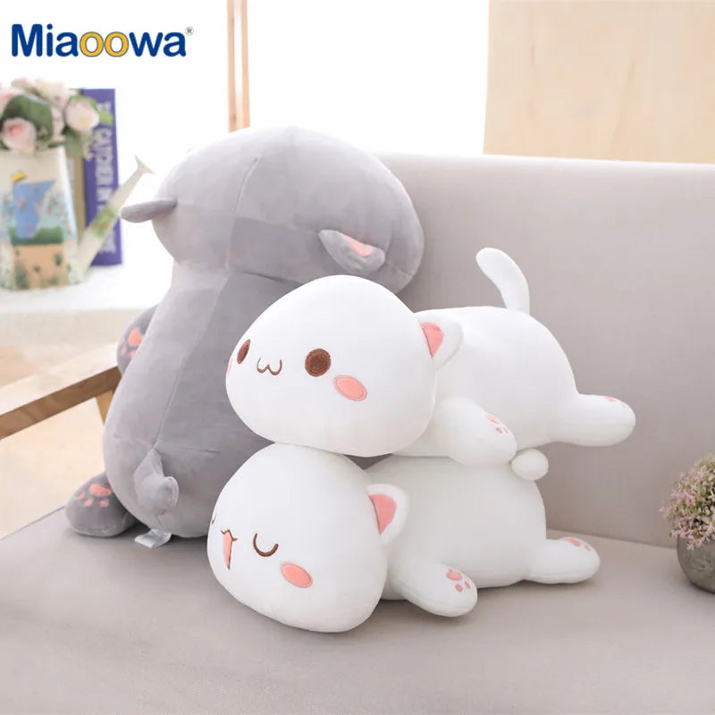 Kawaii Lying Cat Plush Toy