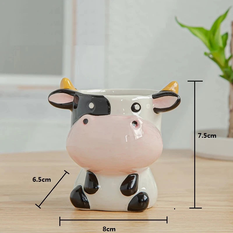 Kawaii Animal Flower Pot Home Decor