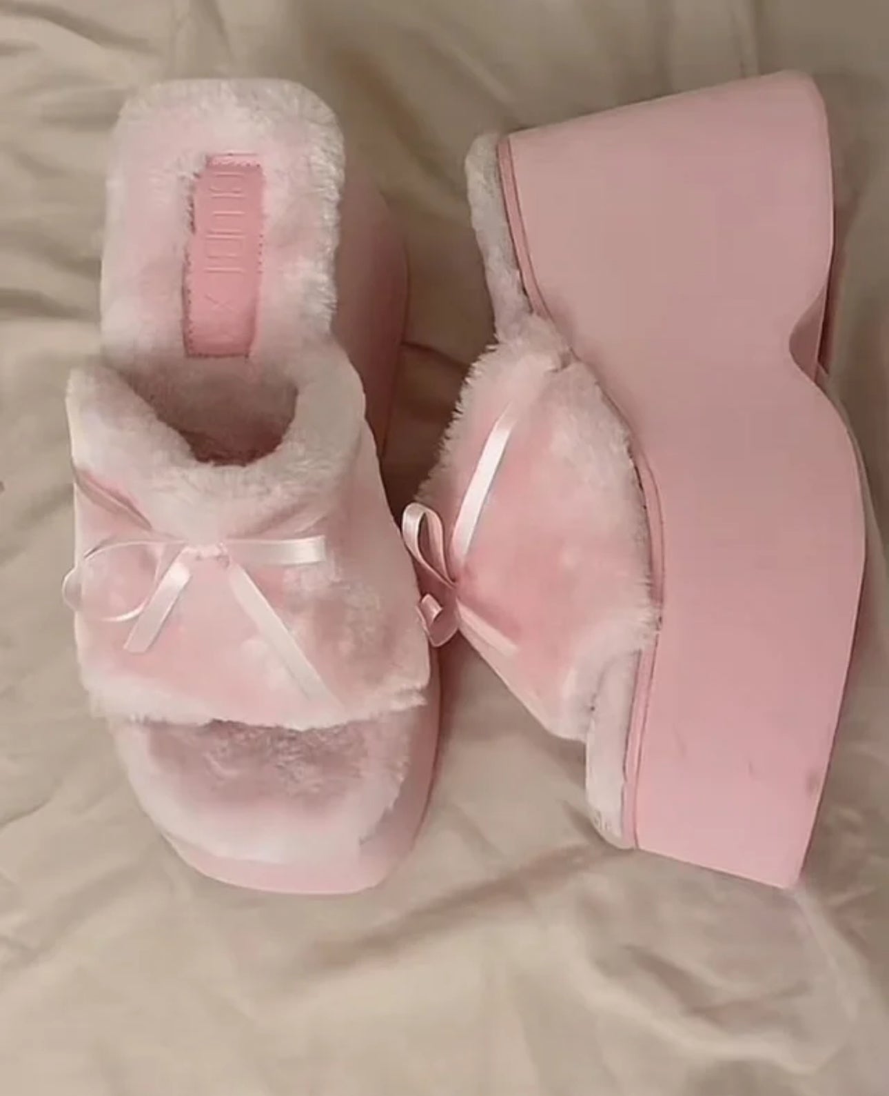 Pink Fuzzy Princess Platforms