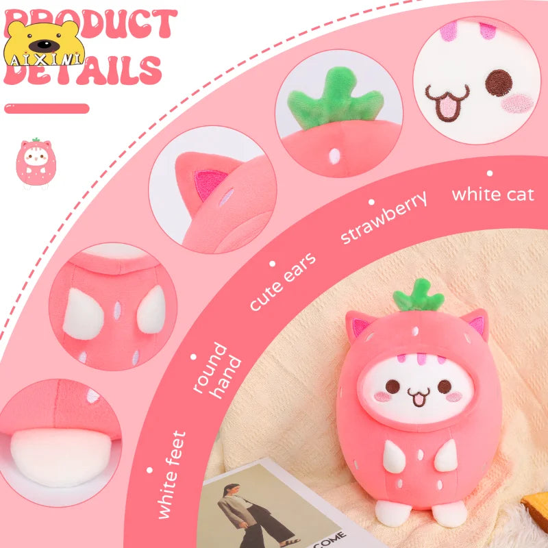 Kawaii Animals In Costume Squishy Plush Toy