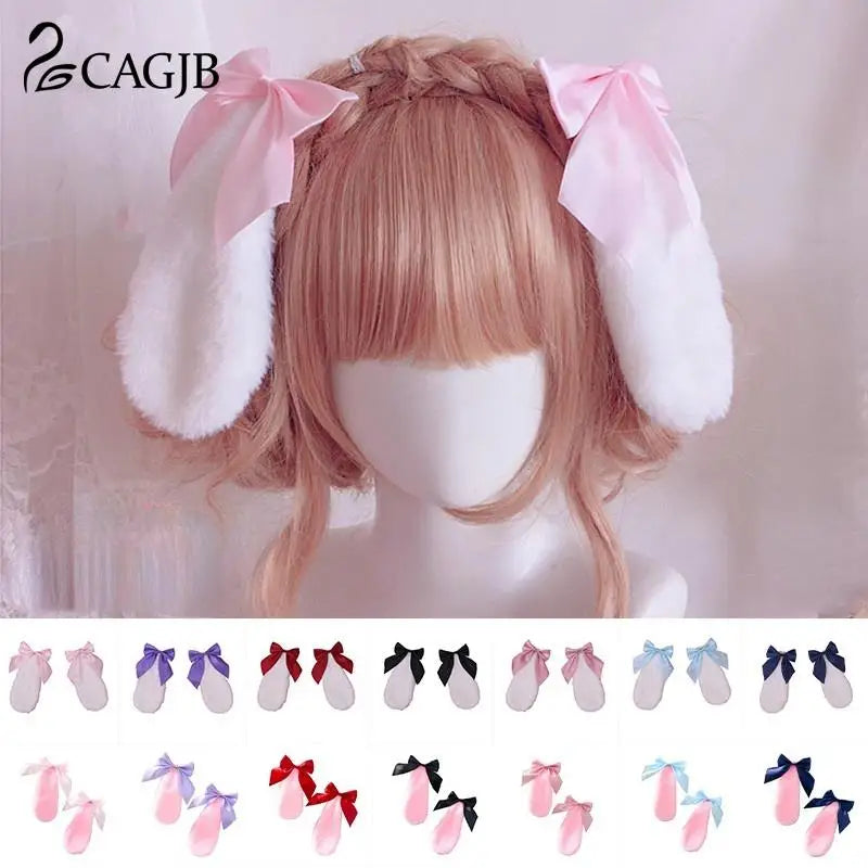 Lolita Bunny Ears Hair Clip