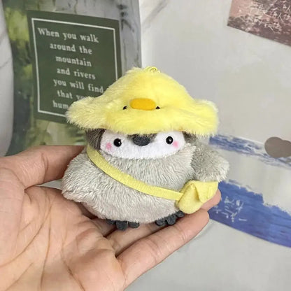 Cute Penguin Tourist Hat Keychain