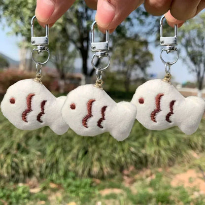 Plush Silk Fish Keychain