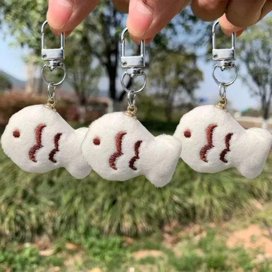 Plush Silk Fish Keychain