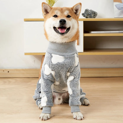 Dog Fleece Pajamas