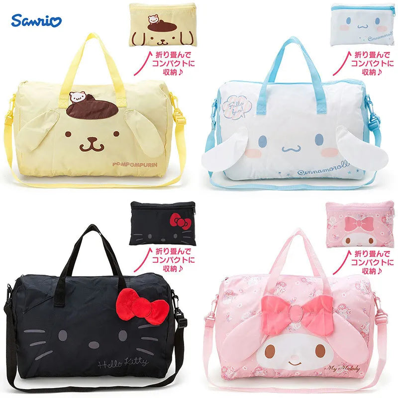 Sanrio Portable Foldable Travel Duffel Bag Large Capacity