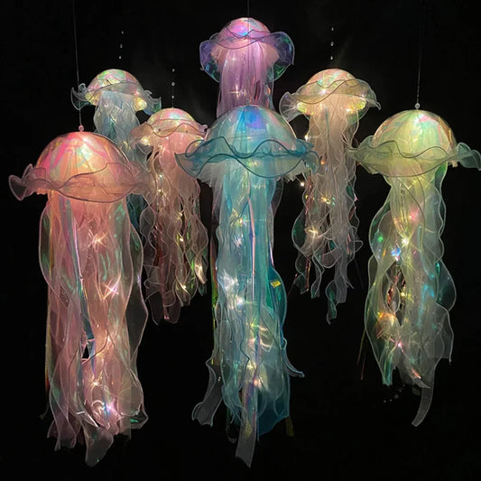 Hanging Jellyfish Lamp