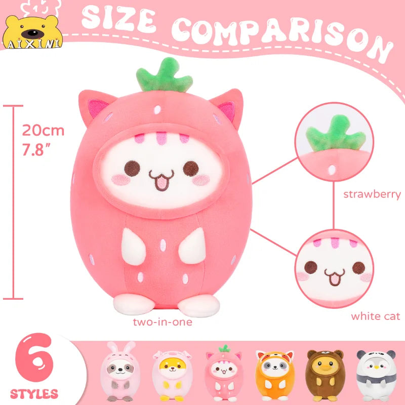 Kawaii Animals In Costume Squishy Plush Toy