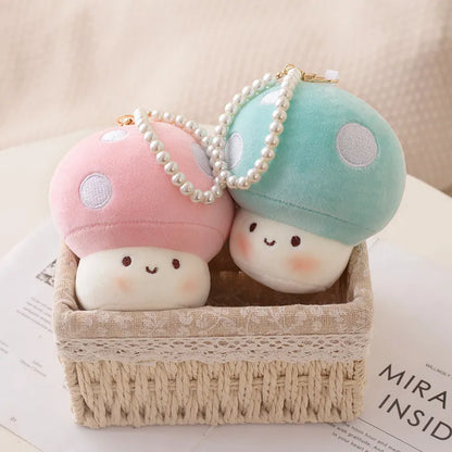 Mushroom Plush Toy Keychain