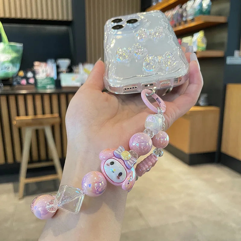 Sanrio Beaded Keyring Holder