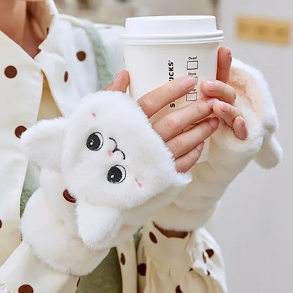 Kitten Hand Warmer Gloves