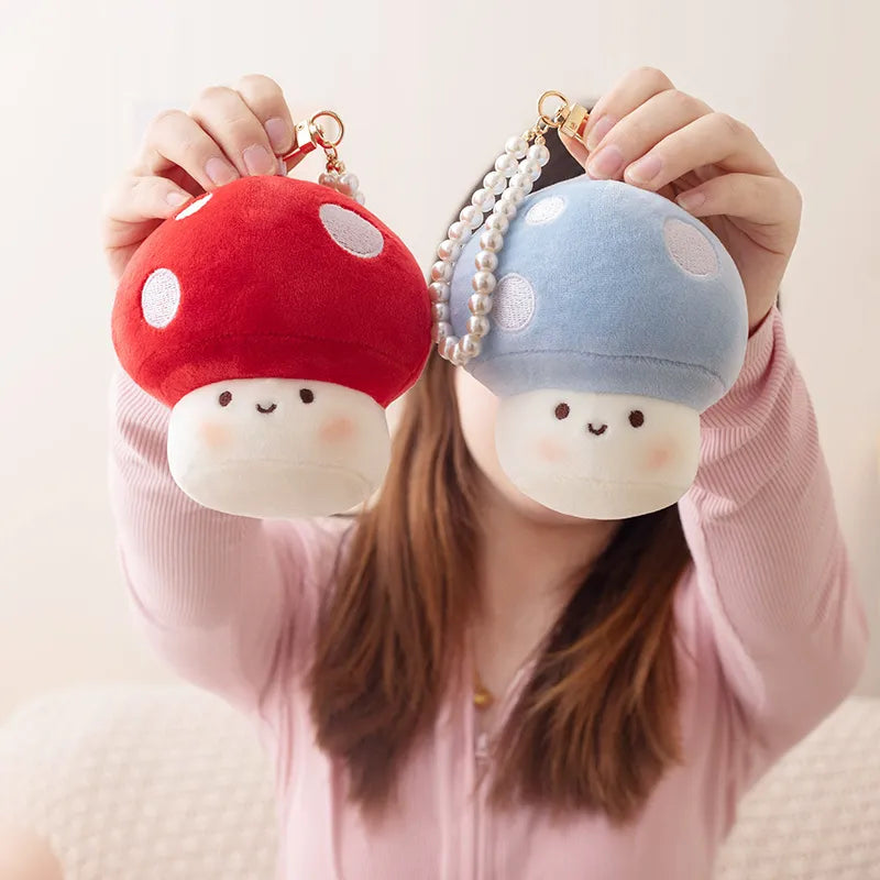 Mushroom Plush Toy Keychain