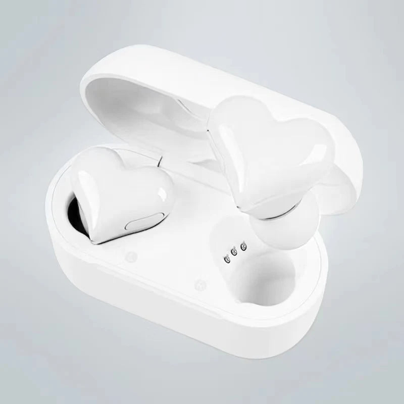 Heart Bluetooth Earbuds