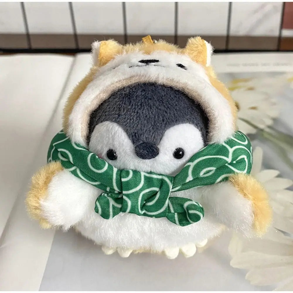 Cute Penguin Tourist Hat Keychain