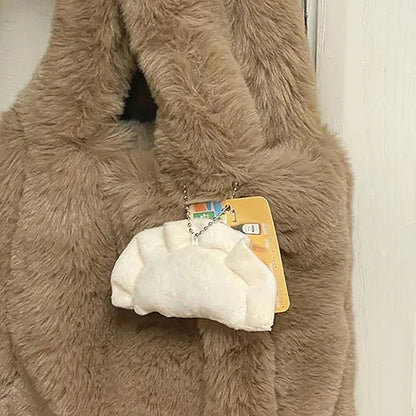 Dumpling Plush Keychain