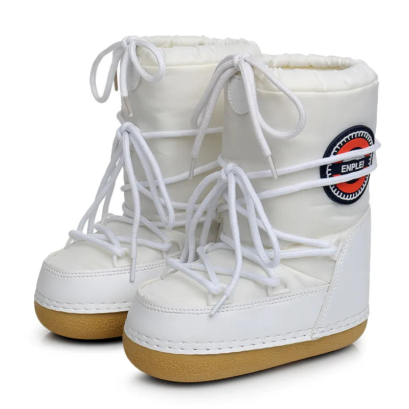 Kawaii Middle Calf Ski Boots