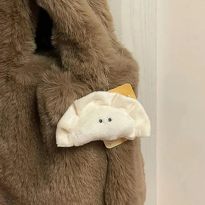 Dumpling Plush Keychain