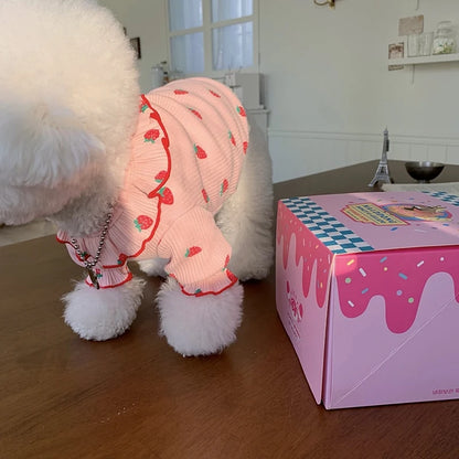 Strawberry Blouse For Dogs & Cats