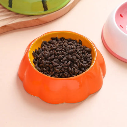 Fruit-Shaped Cat Food Bowl