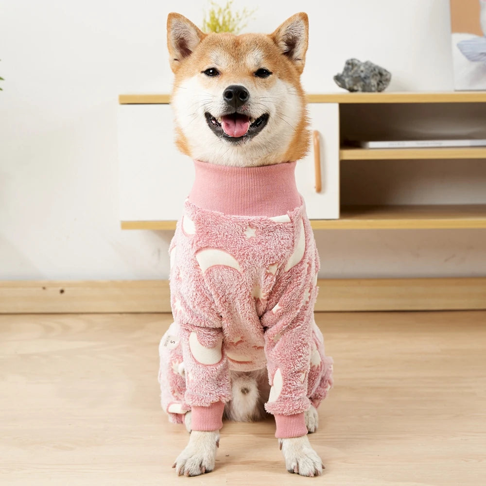 Dog Fleece Pajamas