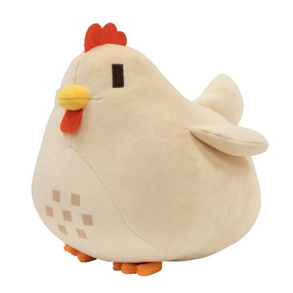 Kawaii Pixel Chicken Plush Toy