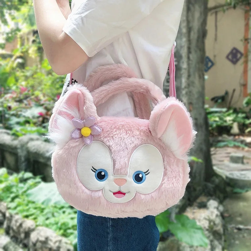 Pink Hello Kitty Soft Plush Shoulder Handbag