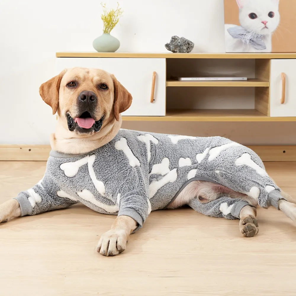 Dog Fleece Pajamas