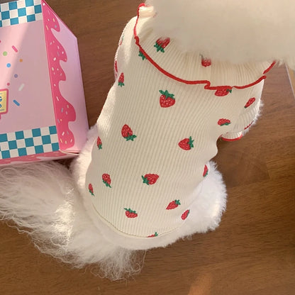 Strawberry Blouse For Dogs & Cats