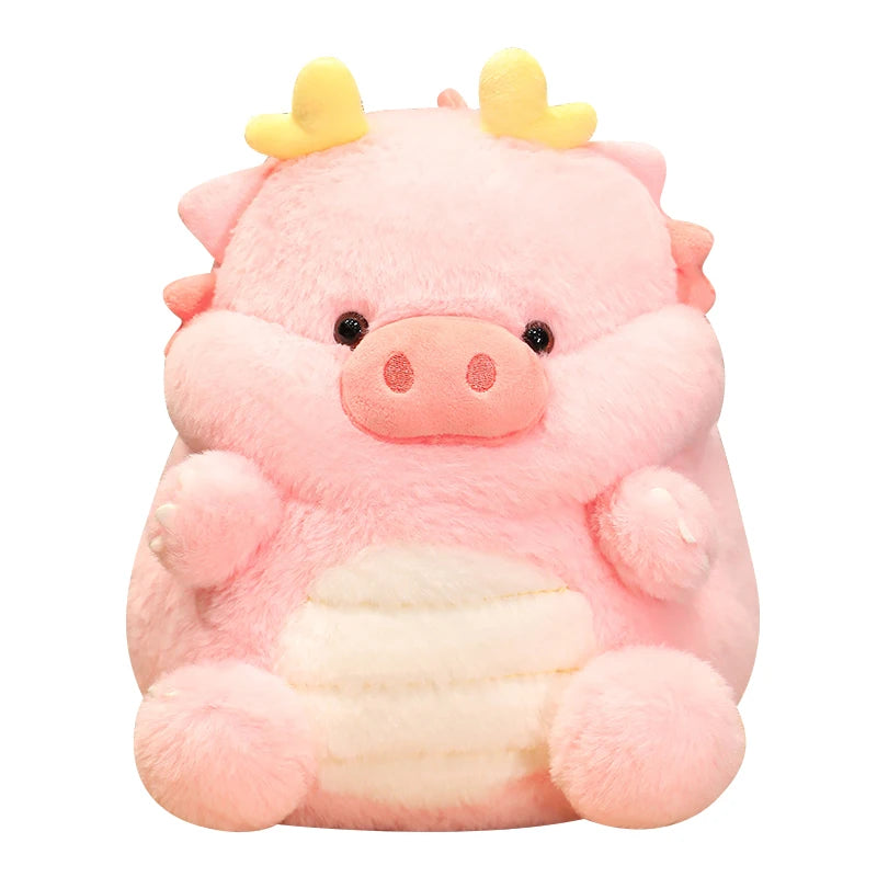 Kawaii Pig & Dinosaur Plush Toy