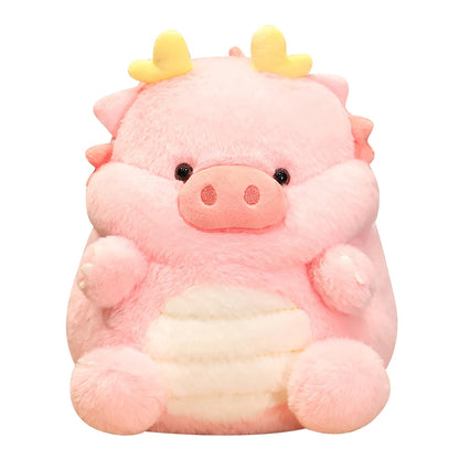 Kawaii Pig & Dinosaur Plush Toy