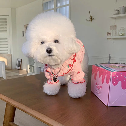 Strawberry Blouse For Dogs & Cats