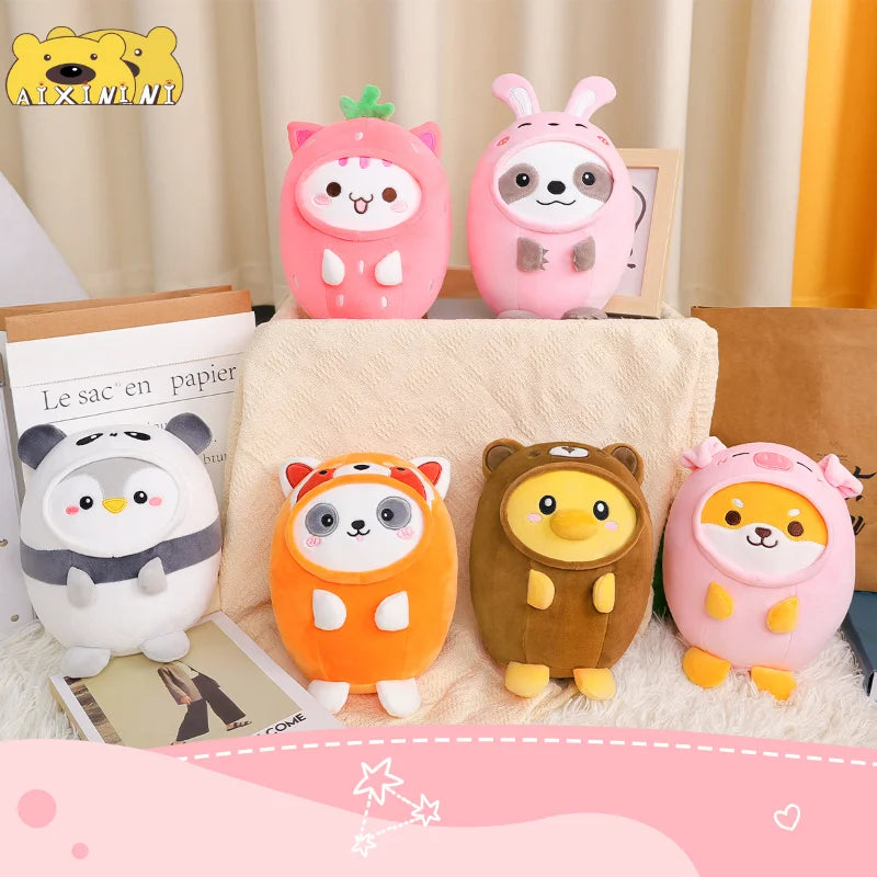 Kawaii Animals In Costume Squishy Plush Toy