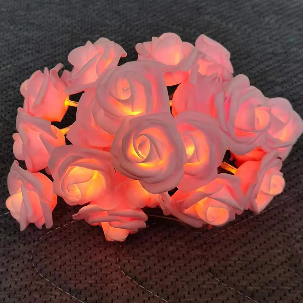 LED Rose String Lights