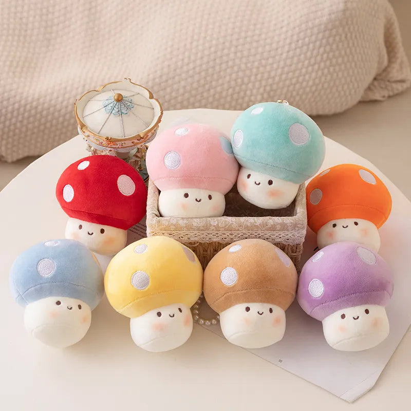 Mushroom Plush Toy Keychain