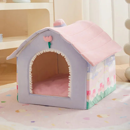 Kawaii Foldable Dog & Cat House