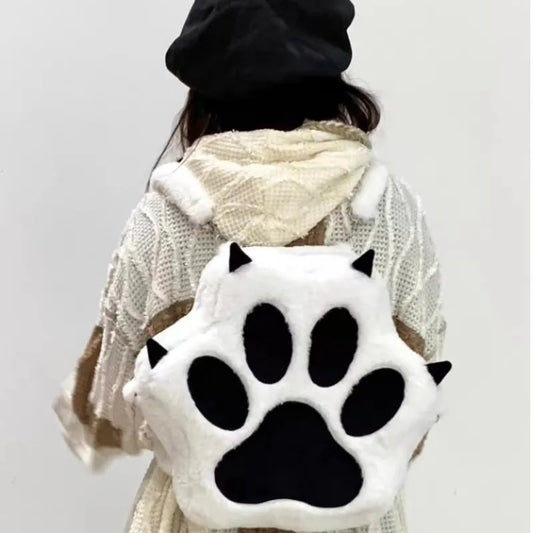 Cute Cat Claw Bag Backpack Large Capacity