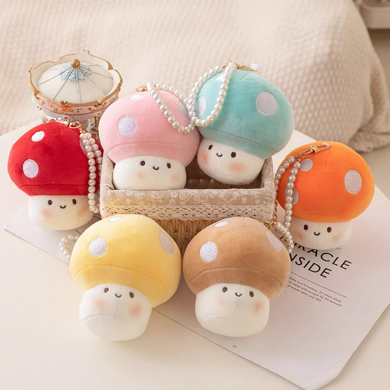 Mushroom Plush Toy Keychain