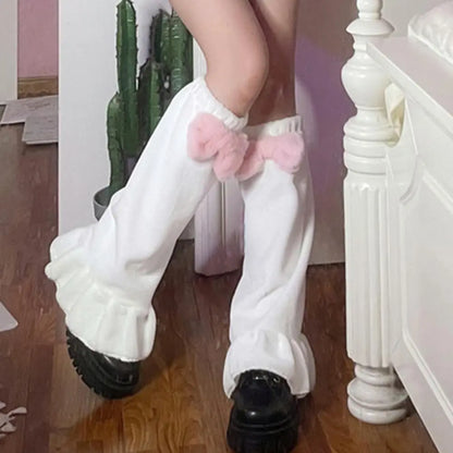 Pink Kawaii Doll Leg Warmers