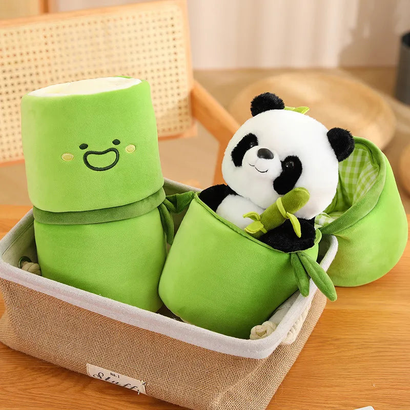 Kawaii Bamboo Panda Plush Toy