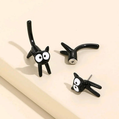 Black Cat Earrings